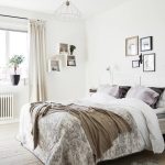 Дизайн спальни со светом в скандинавском стиле